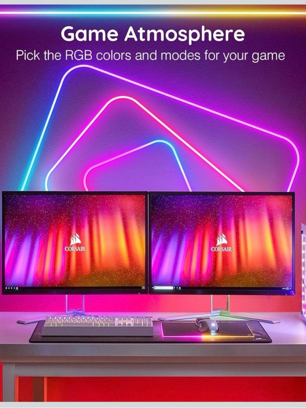 Office RGB Lighting Setup - Picture 6 of 13